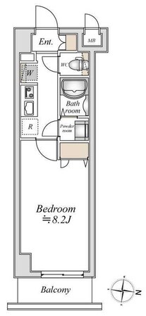 Ｎ－Ｓｔａｇｅ上北台の物件間取画像